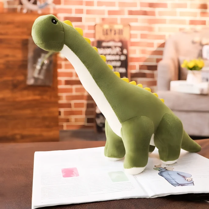 Pluche Dinosaurus Knuffel Staand XXL Diplodocus Kinderkamer Jongenskamer Meisje Zachte Dino Speelgoed Decoratie | Sansoti