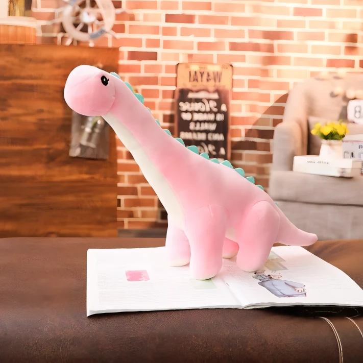 Pluche Dinosaurus Knuffel Staand XXL Diplodocus Kinderkamer Jongenskamer Meisje Zachte Dino Speelgoed Decoratie | Sansoti