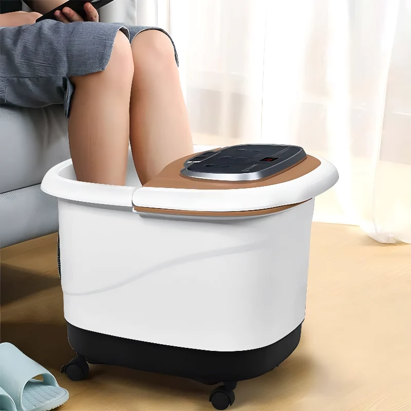 Voetenbad Massageapparaat met Motorrollers Waterstraal en Roodlicht Therapie voor Ontspanning Thuisspa | Sansoti