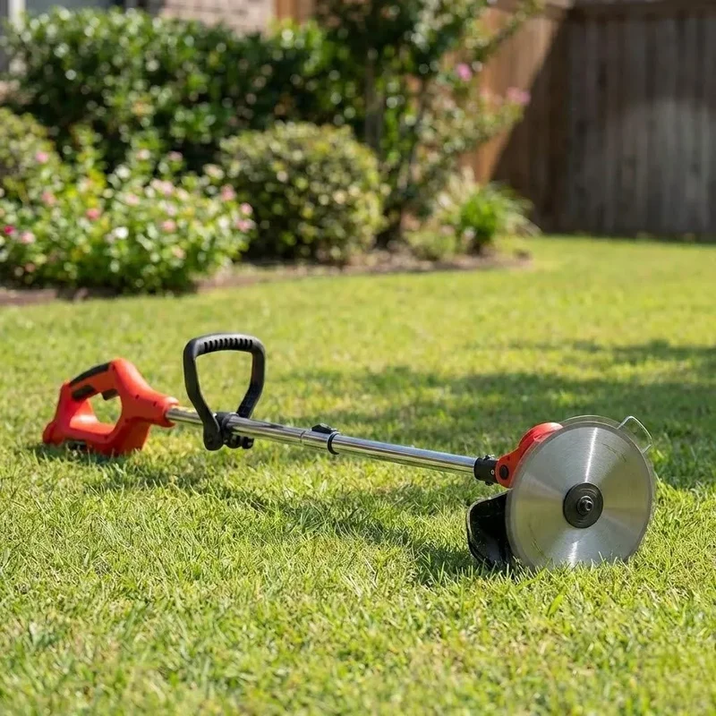 Draadloze Grastrimmer Oplaadbaar 24V 600W Telescopisch 92-122cm Metalen Mes Tuin Onkruidsnijder Gazon | Sansoti