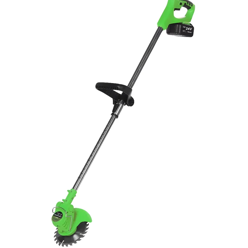 Draadloze Grastrimmer Oplaadbaar 24V 600W Telescopisch 92-122cm Metalen Mes Tuin Onkruidsnijder Gazon | Sansoti