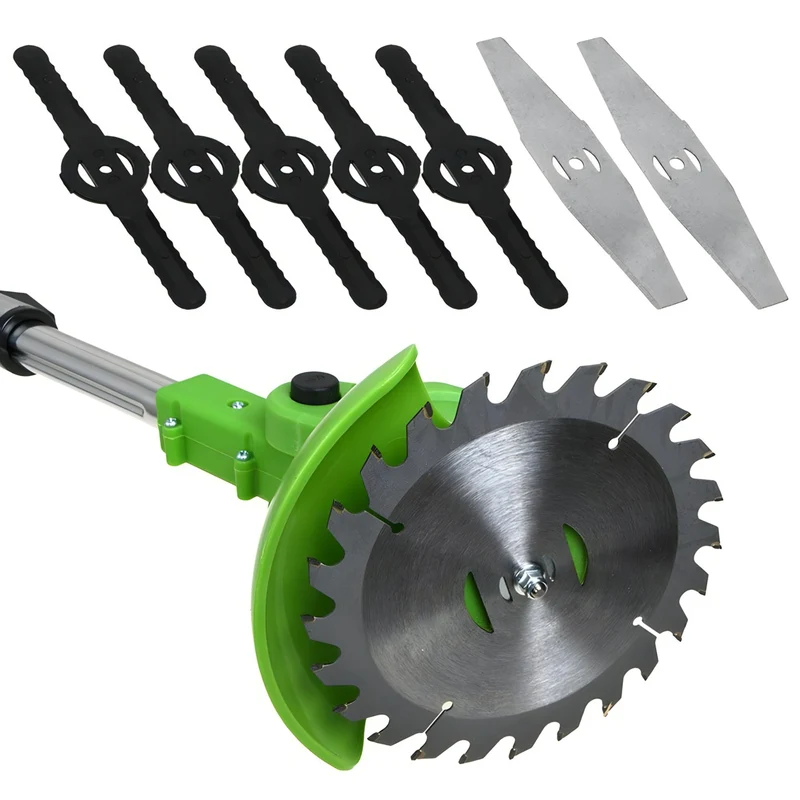 Draadloze Grastrimmer Oplaadbaar 24V 600W Telescopisch 92-122cm Metalen Mes Tuin Onkruidsnijder Gazon | Sansoti