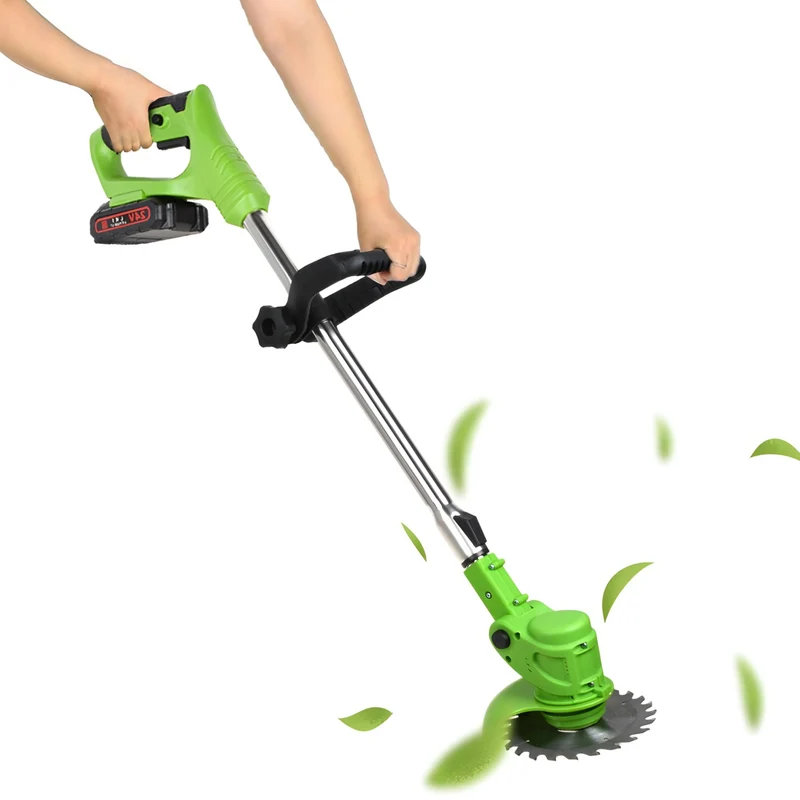 Draadloze Grastrimmer Oplaadbaar 24V 600W Telescopisch 92-122cm Metalen Mes Tuin Onkruidsnijder Gazon | Sansoti