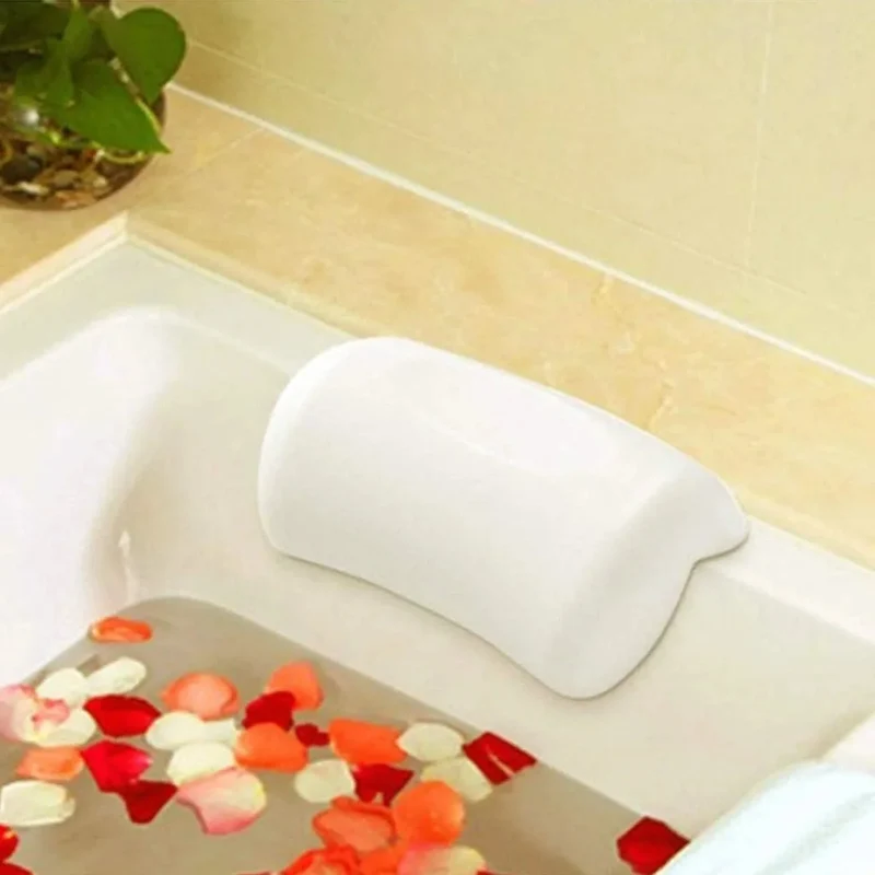 Ergonomisch Badkussen met Zuignappen Waterbestendig Neksteun voor Bad Spa Wellness Comfort Ontspanning | Sansoti