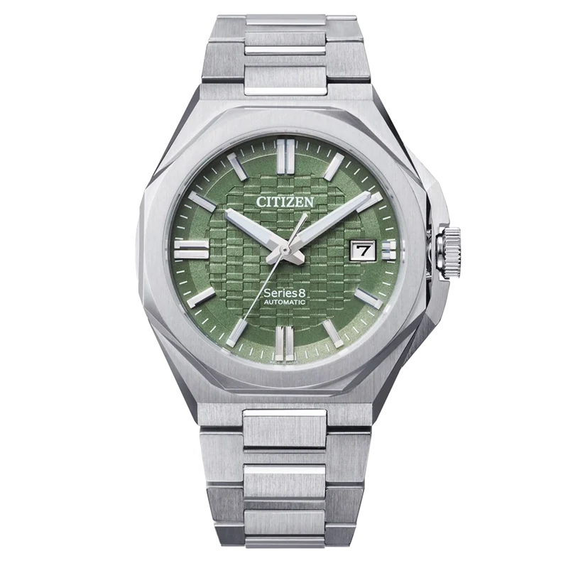 Citizen Series 8 NB6080-51W Herrenuhr Grün • Automatikwerk Kaliber 9051 • Saphirglas