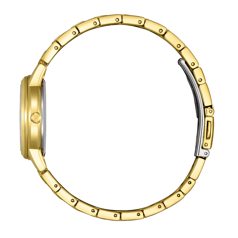 Citizen FE1242-78D Damen Armbanduhr Weiß • Eco-Drive Solar • Elegantes Design