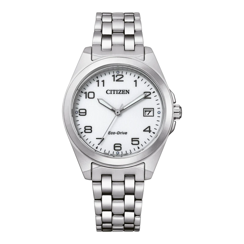Citizen EO1210-83A Eco-Drive Sport Damenuhr Silber • Saphirglas • Eco-Drive Solar