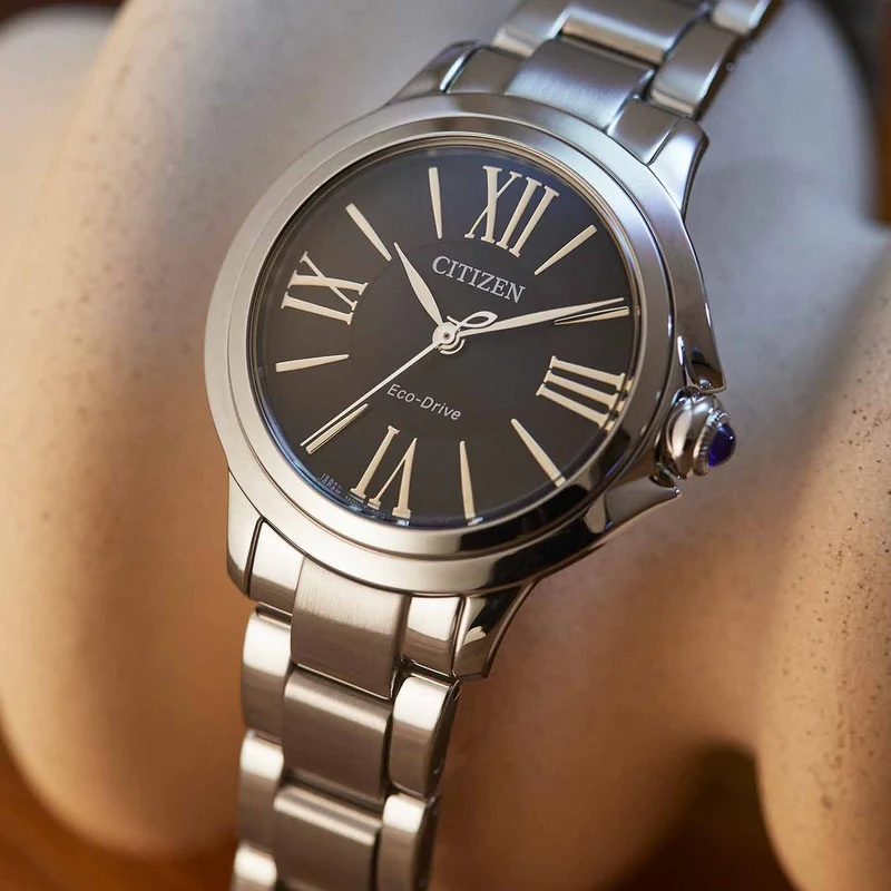 Citizen EM1160-58E Damen Armbanduhr • Eco-Drive Solarantrieb • Saphirglas