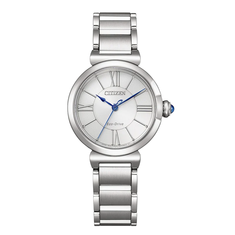 Citizen L EM1070-83A Damenuhr Silber • Eco-Drive Solarquarz • Saphirglas