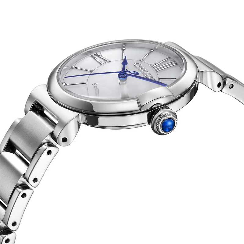 Citizen L EM1070-83A Damenuhr Silber • Eco-Drive Solarquarz • Saphirglas
