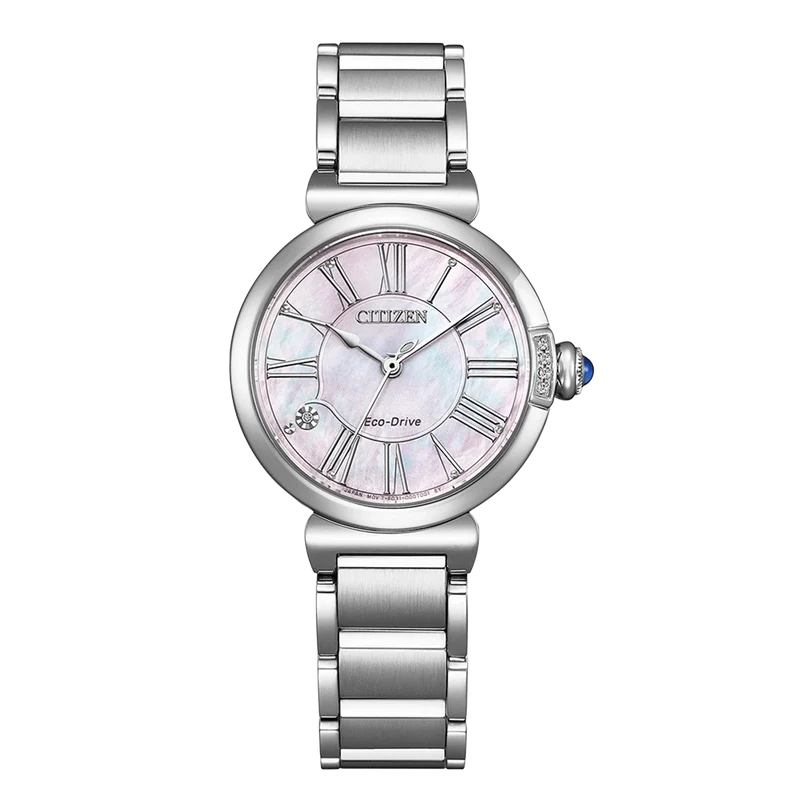 Citizen EM1060-87Y Damenuhr Eco-Drive • Saphirglas • Perlmutt-Zifferblatt