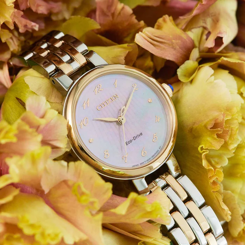 Citizen EM0996-84Y Damen Armbanduhr • Saphirglas • Eco-Drive Solar