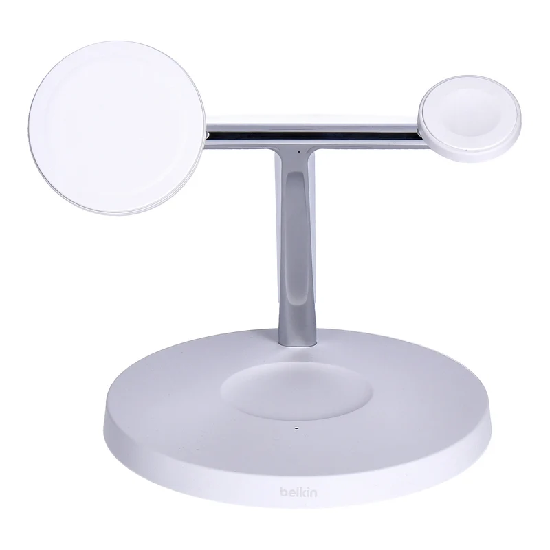 Belkin BOOST Charge Pro Trio WirelessCharger Stand mit MagSafe weiss