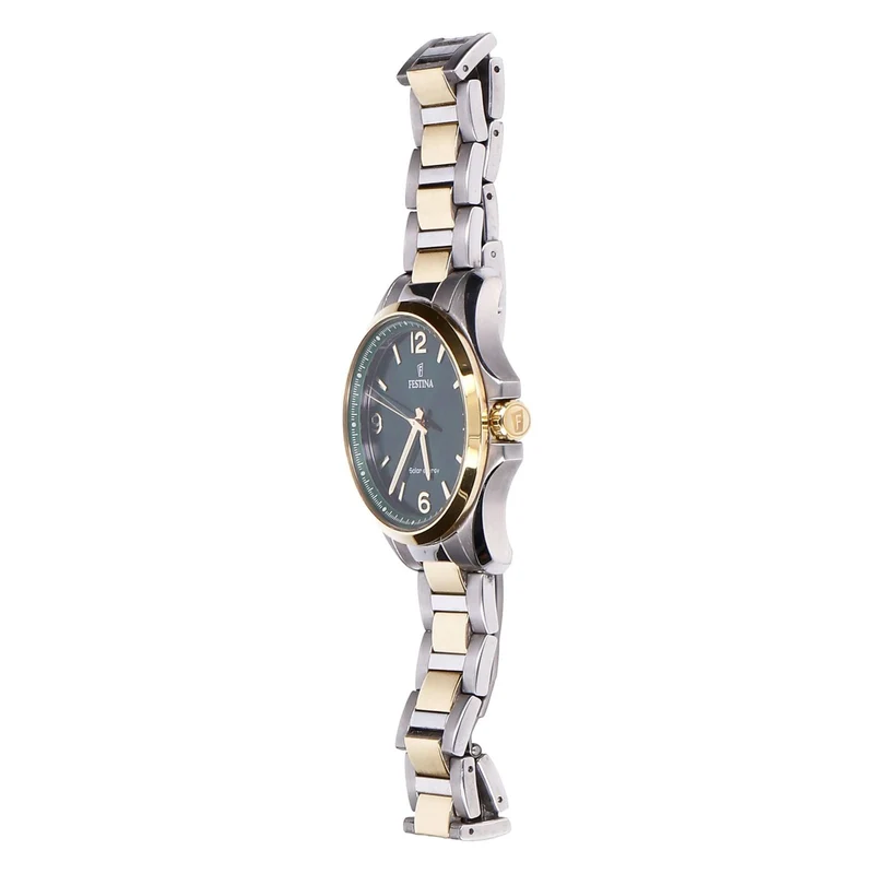 Festina Solar F20657/3 Edelstahl Herren Armbanduhr