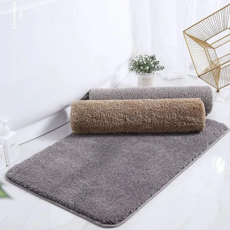 Badmat Microvezel Extra Zacht Antislip 40x60-60x160cm Badkamermat Douchemat Sneldrogend Vochtregulerend | Sansoti