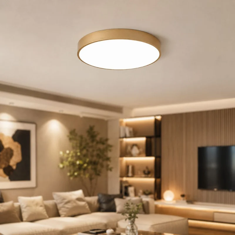 Plafondlamp Rond Ultra-Slim 5cm LED Kleurrijk Modern Plafondverlichting Woonkamer Slaapkamer Kinderkamer | Sansoti