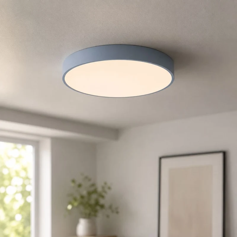 Plafondlamp Rond Ultra-Slim 5cm LED Kleurrijk Modern Plafondverlichting Woonkamer Slaapkamer Kinderkamer | Sansoti