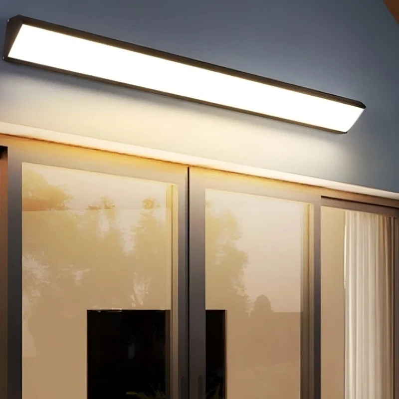 LED Buitenwandlamp Aluminium Waterdicht IP65 Zwart Wit 20-90cm Warm Koud Neutraal Licht Tuin Veranda | Sansoti