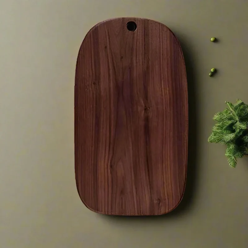 Snijplank Notenhout Donker 23-40cm Serveerplank Hapjesplank Keukenplank Broodplank Premium Houtsoort | Sansoti