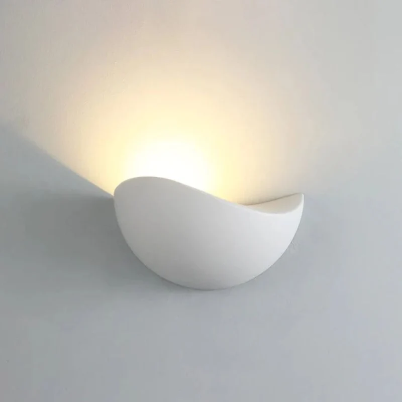 Halfronde LED Wandlamp Aluminium 20cm Warm Neutraal Wit Licht Slaapkamer Woonkamer Gang Waterdicht IP65 | Sansoti