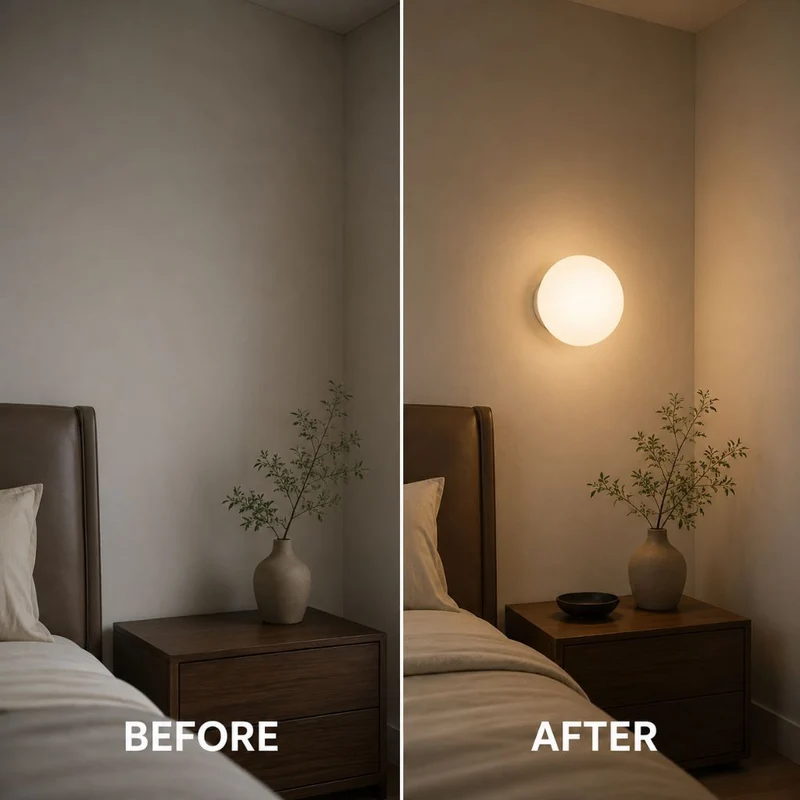 Wandlamp Bol Matglas G9 LED Wit 12-18cm Zwevend Design Moderne Verlichting voor Hal Badkamer Slaapkamer Woonkamer | Sansoti