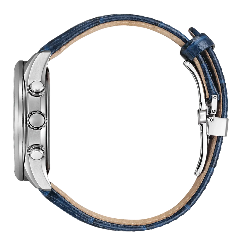 Citizen BY1030-09A Herrenuhr Eco-Drive • 4-Zonen Funkuhr Mondphase • Saphirglas