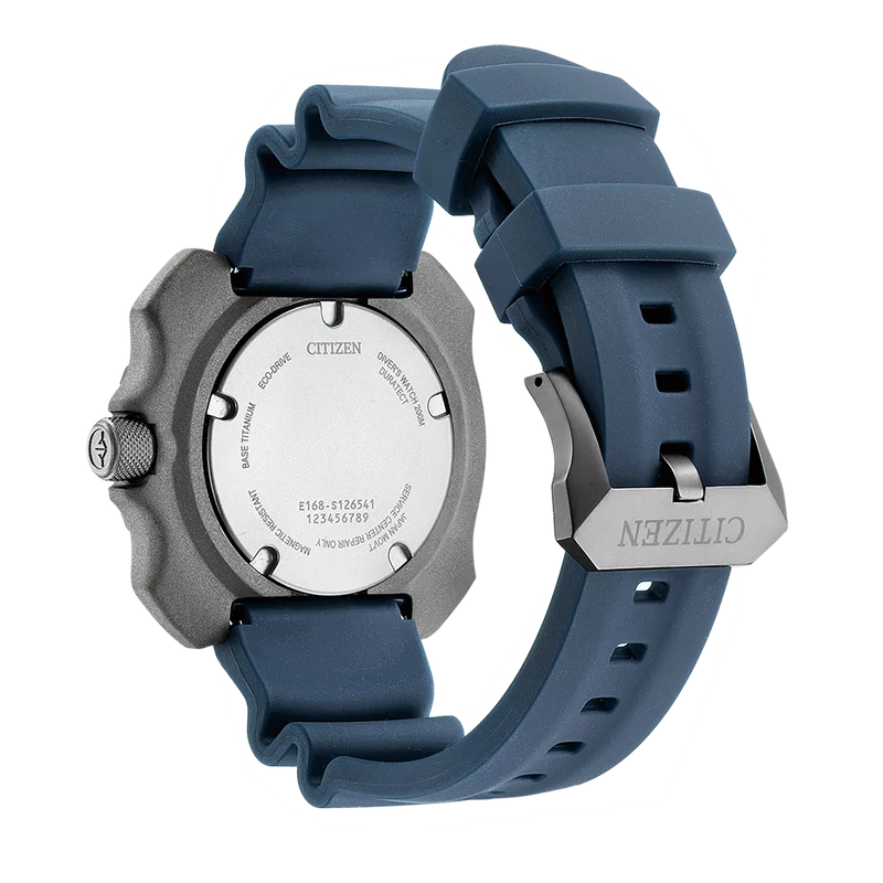 Citizen BN0227-09L Promaster Eco-Drive Herren Taucheruhr Blau • Titan-Gehäuse • 200 m wasserdicht
