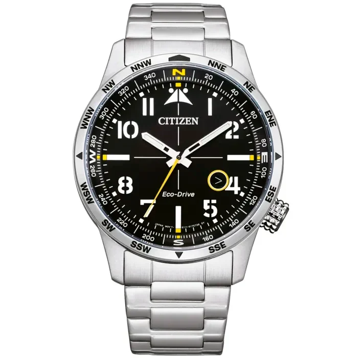 Citizen Aviator BM7550-87E Herrenuhr • Eco-Drive Solar • Mineralglas
