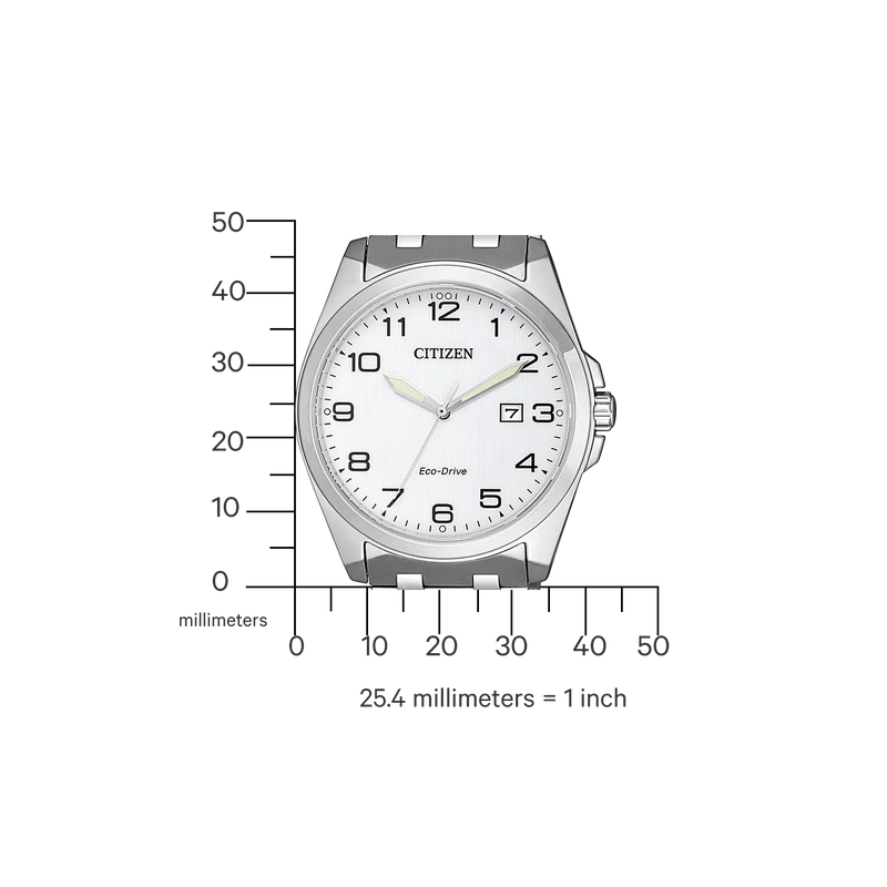 Citizen BM7108-81A Eco-Drive Sports Herrenuhr Weiß • Saphirglas • Eco-Drive Solarwerk