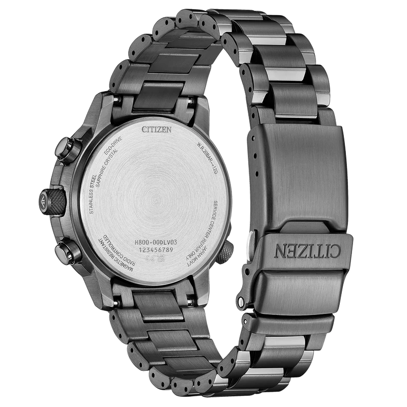 Citizen Promaster Sky AT8304-57W Herrenuhr Schwarz/Grün • Eco-Drive Funk • Saphirglas