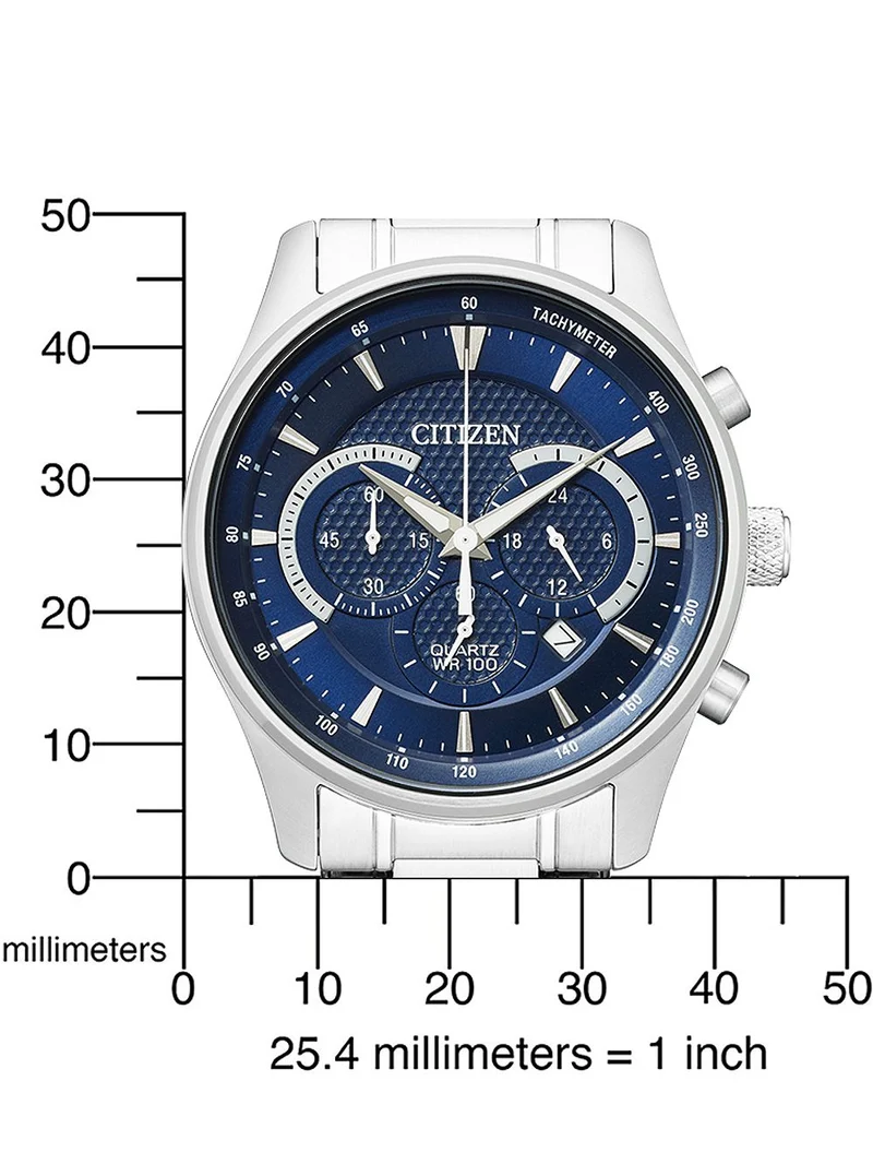 Citizen Classic Chrono AN8190-51L Herrenuhr • Quarz-Chronograph • Mineralglas