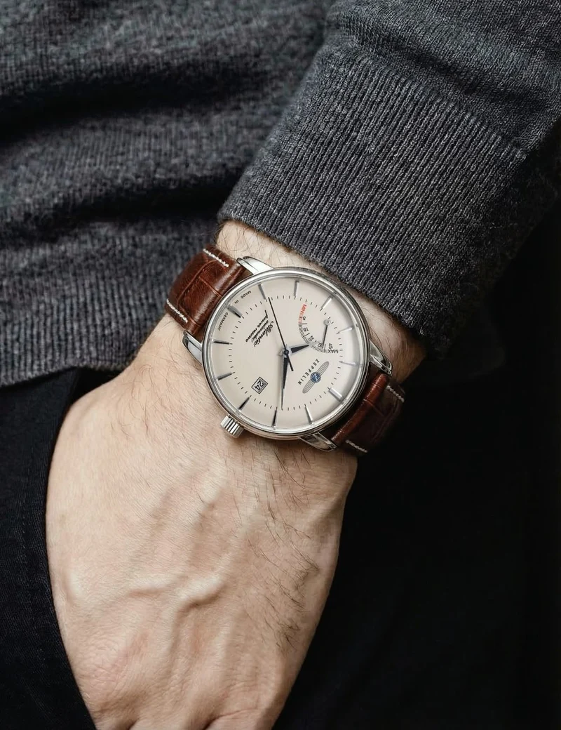 Zeppelin Atlantic 8462-5 Herrenuhr • Automatikwerk mit Powerreserve • 5 ATM wasserdicht