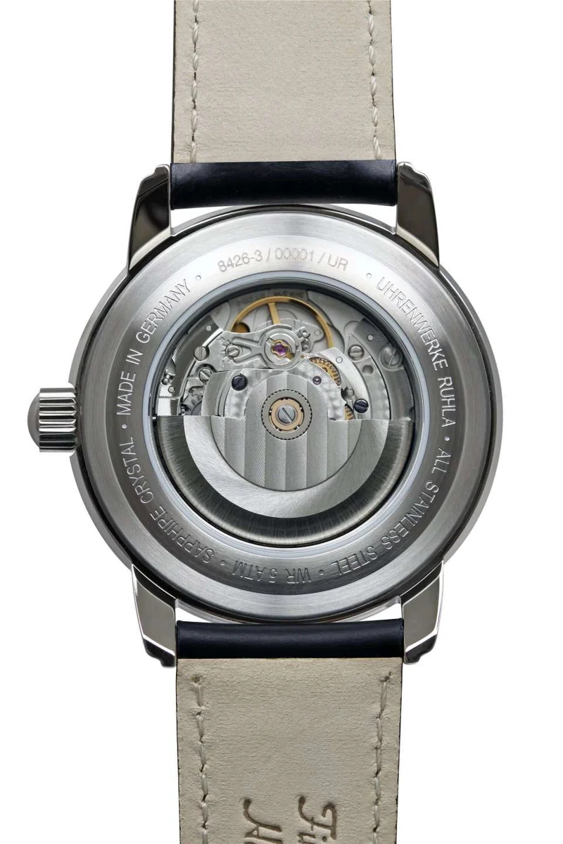 Zeppelin Atlantic 84263 Herrenuhr Eisblau • Automatikwerk Sellita SW266 • Saphirglas