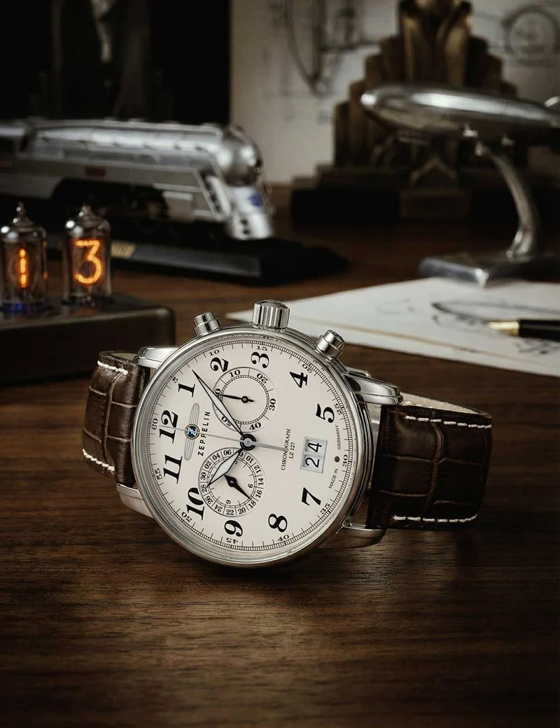Zeppelin Graf Zeppelin LZ127 7684-5 Herren • Chronograph • 5 ATM wasserdicht