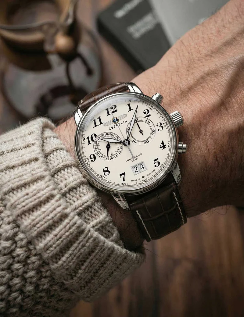 Zeppelin Graf Zeppelin LZ127 7684-5 Herren • Chronograph • 5 ATM wasserdicht