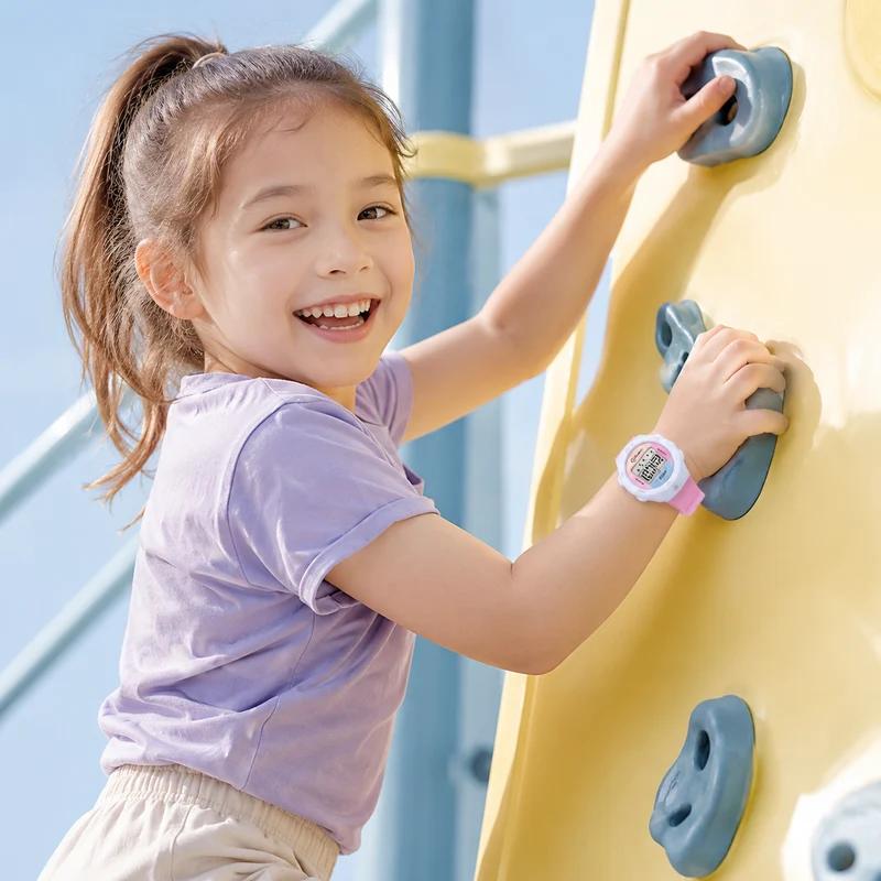Digitaal Kinderhorloge Sportief Waterdicht met Alarm Stopwatch en Timer Siliconen Band voor Jongens en Meisjes | Sansoti