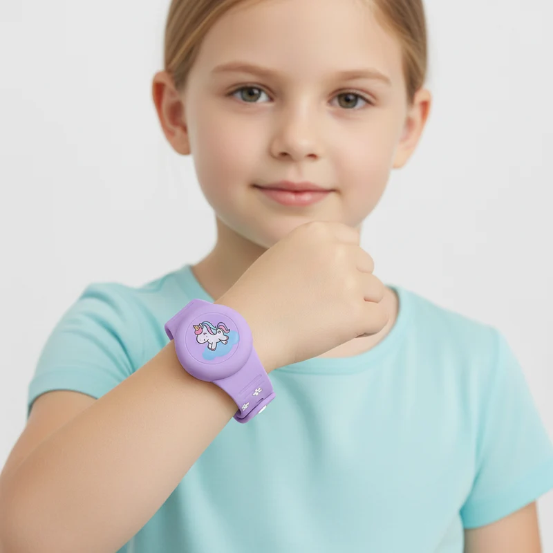 Siliconen Polsbandje voor Kinder GPS-Tracker - Verstelbaar Comfortabel Horloge-bandje voor Veiligheid en Activiteiten | Sansoti
