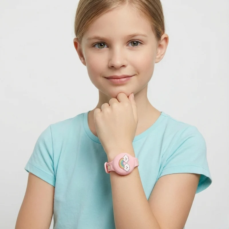 Siliconen Polsbandje voor Kinder GPS-Tracker - Verstelbaar Comfortabel Horloge-bandje voor Veiligheid en Activiteiten | Sansoti