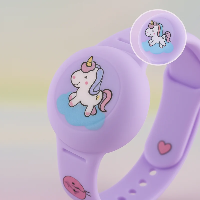 Siliconen Polsbandje voor Kinder GPS-Tracker - Verstelbaar Comfortabel Horloge-bandje voor Veiligheid en Activiteiten | Sansoti