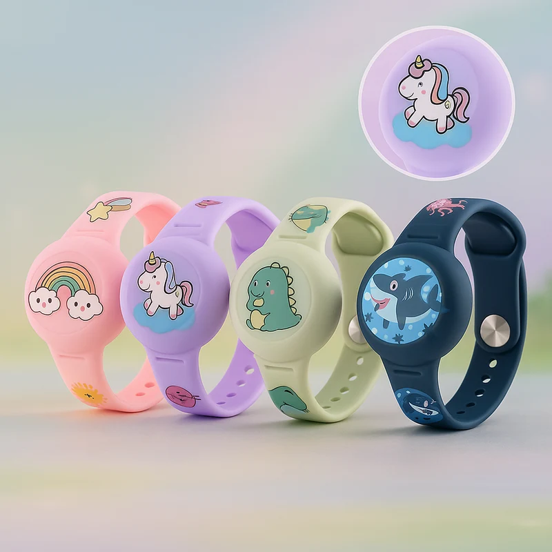 Siliconen Polsbandje voor Kinder GPS-Tracker - Verstelbaar Comfortabel Horloge-bandje voor Veiligheid en Activiteiten | Sansoti