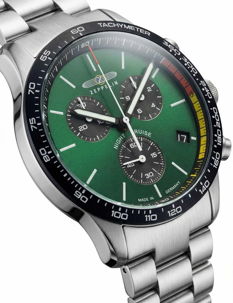 Zeppelin Night Cruise 7288M-4 Herrenuhr • Chronograph • 10 ATM wasserdicht