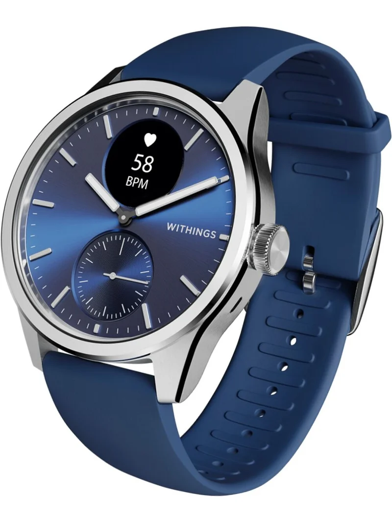 Withings ScanWatch 2 HWA10-Model-12-All-Int Herrenuhr Schwarz • Hybrid-Smartwatch mit EKG • Saphirglas