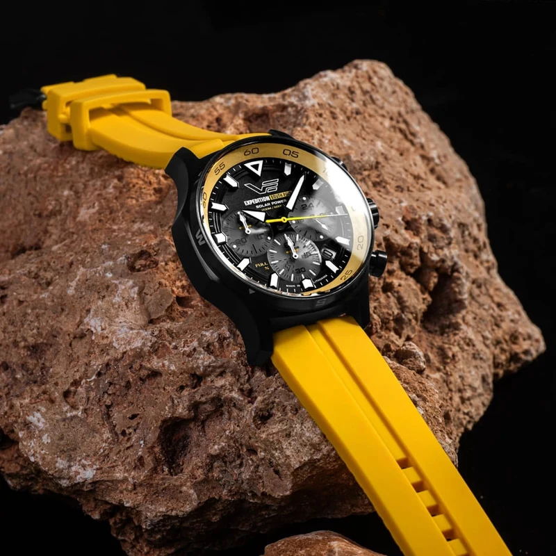 Vostok Europe Expedition South Pole Chrono VR42-592C763_YLW Herrenuhr Gelb • Solarantrieb • Chronograph