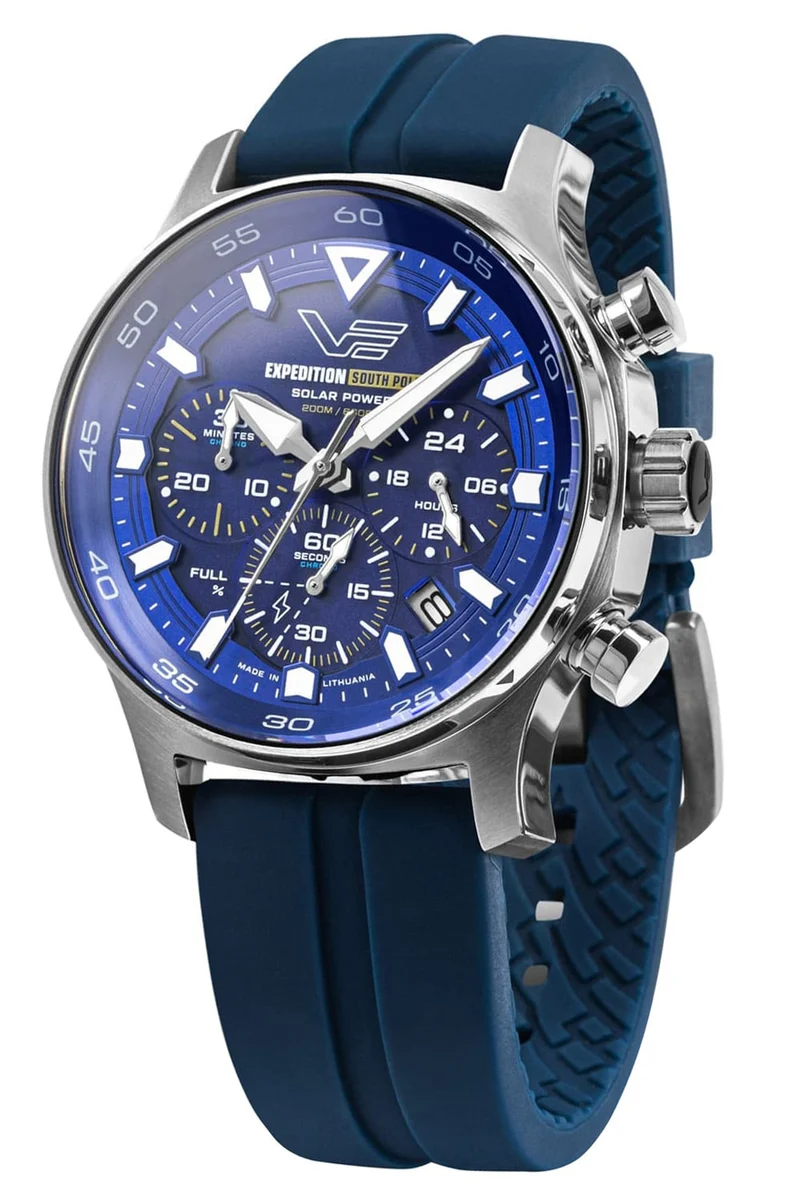 Vostok Europe Expedition South Pole VR42-592A762-BLU Herren • Solar-Chronograph • Blau