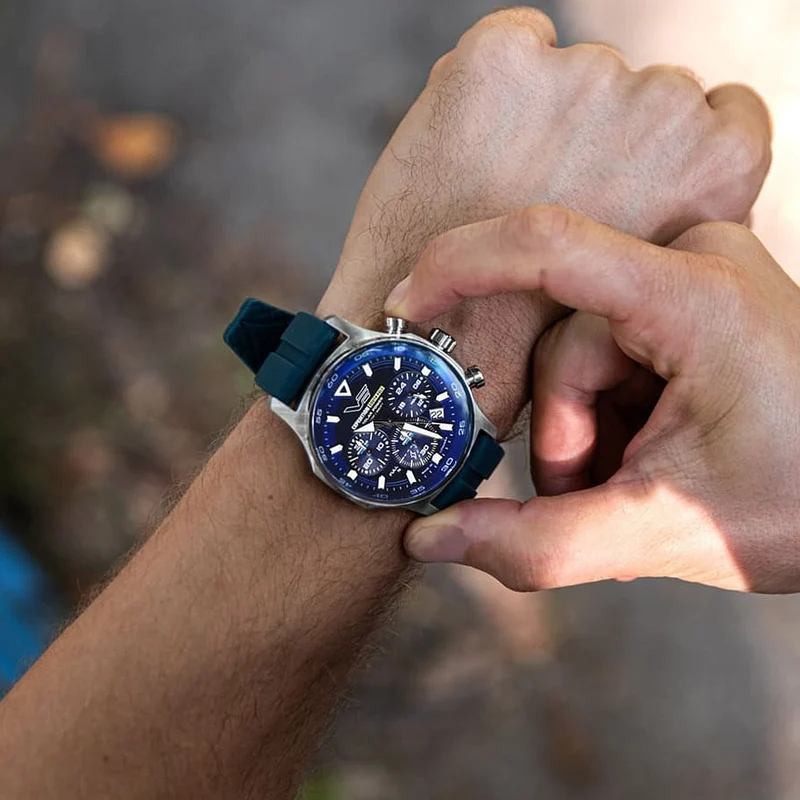 Vostok Europe Expedition South Pole VR42-592A762-BLU Herren • Solar-Chronograph • Blau