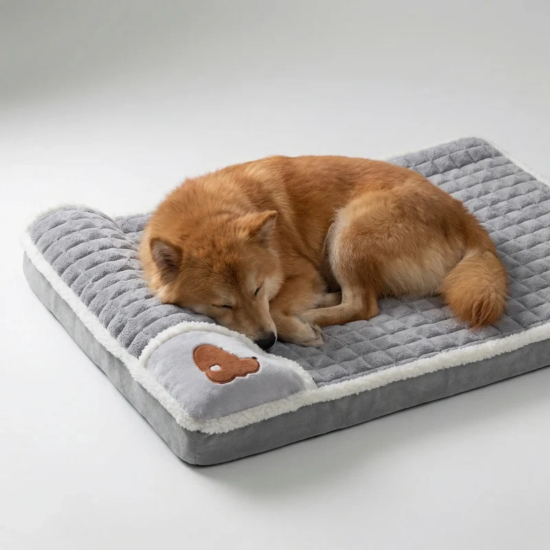 Orthopedisch Huisdiermand Ligmat Memory Foam Hond Kat Afneembaar Wasbaar Antislip Comfort Slaapplaats XL | Sansoti