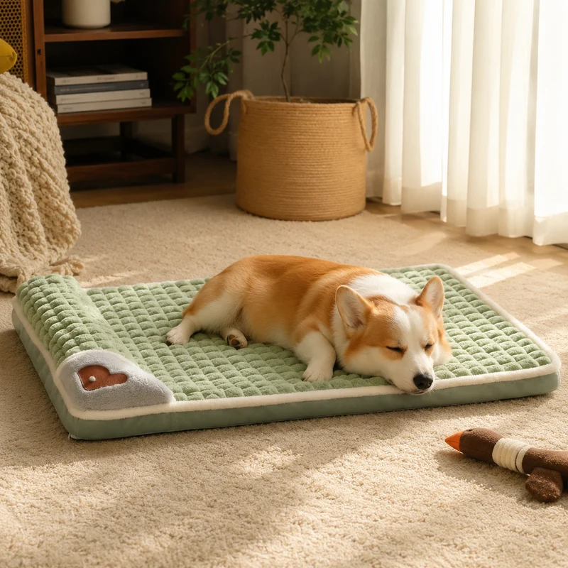 Orthopedisch Huisdiermand Ligmat Memory Foam Hond Kat Afneembaar Wasbaar Antislip Comfort Slaapplaats XL | Sansoti
