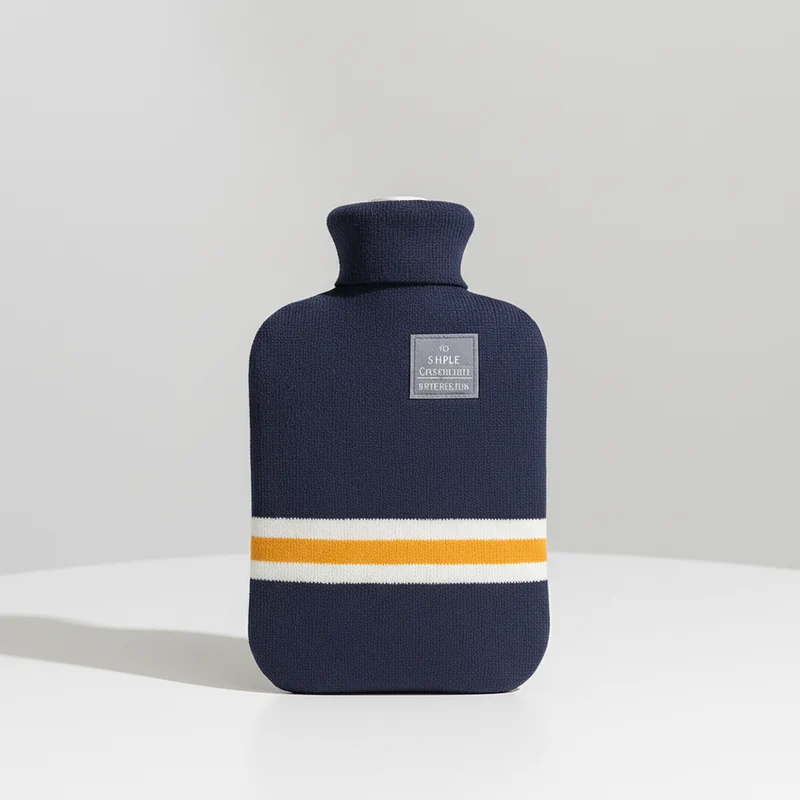 Warmwaterkruik XXL 2 Liter met Zachte Gebreide Hoes voor Langdurige Warmte Koude Winteravonden Bed Bank | Sansoti