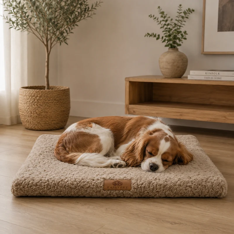 Orthopedische Hondenmat Memory Foam met Wasbare Hoes Antislip Basis Waterbestendig Comfortabel Vijf Maten | Sansoti