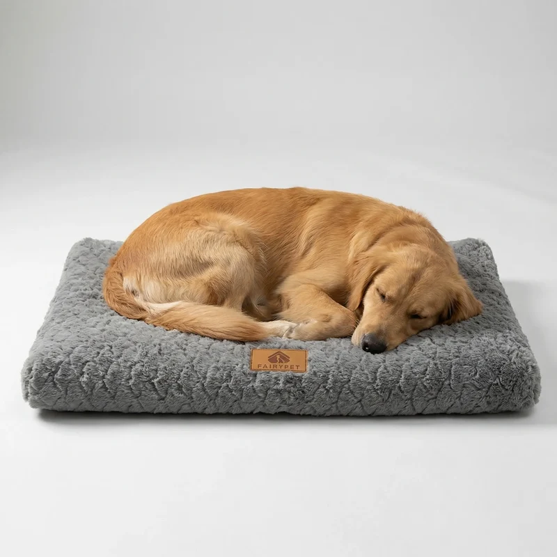 Orthopedische Hondenmat Memory Foam met Wasbare Hoes Antislip Basis Waterbestendig Comfortabel Vijf Maten | Sansoti